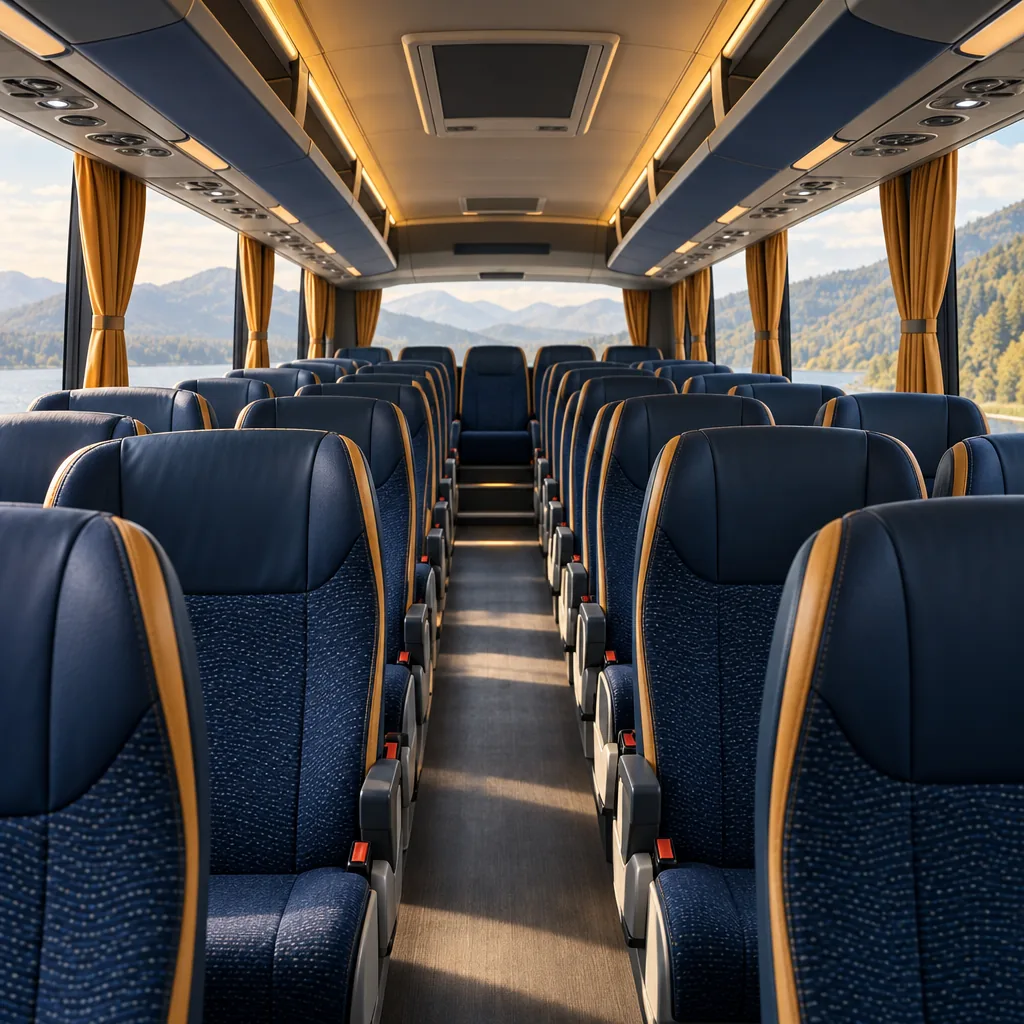 Illustration of a passenger transport bus
