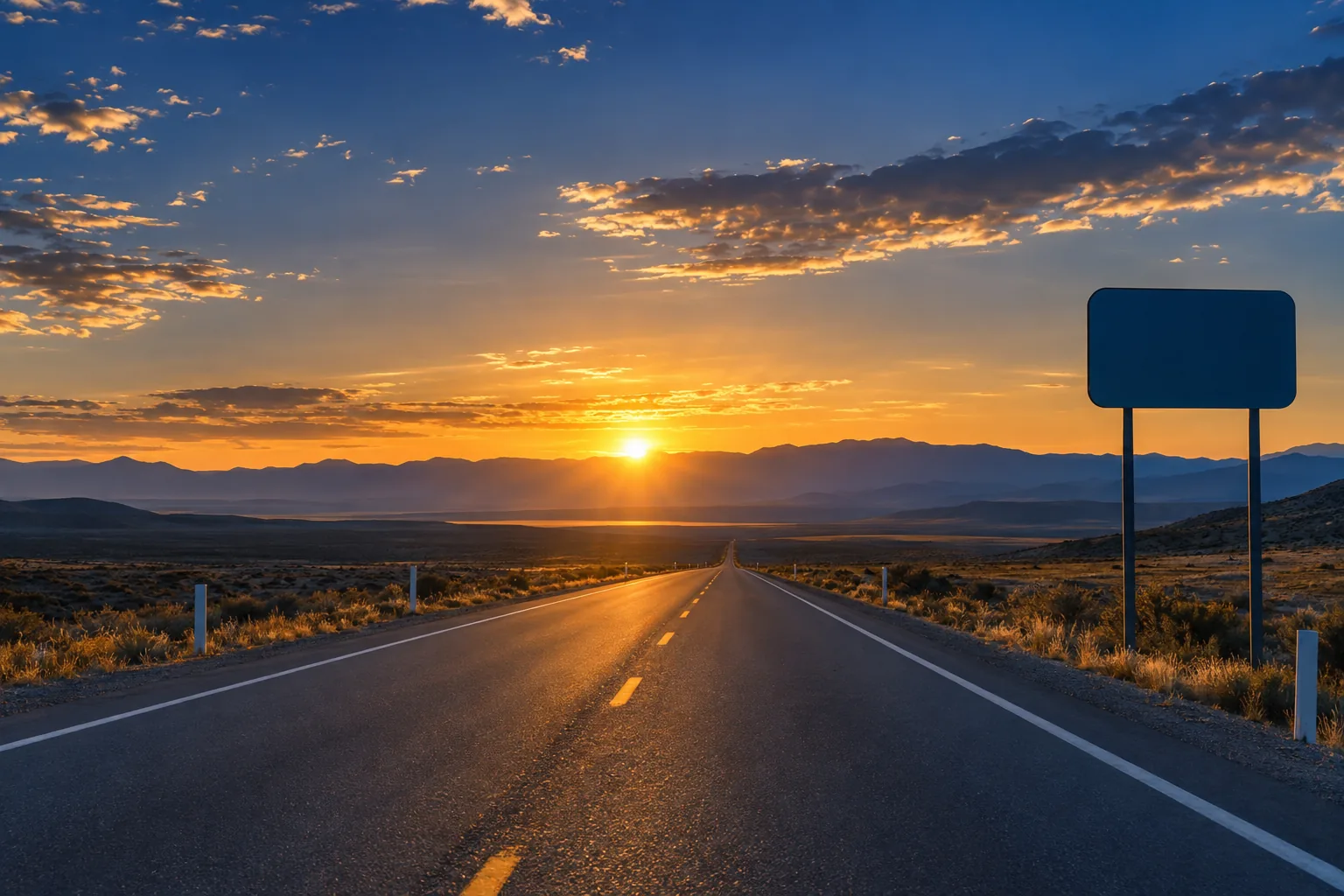 Illustration of a U.S. road map with highway markers